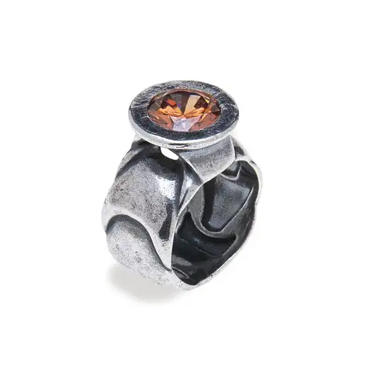 Anillo nora citrino platadepalo