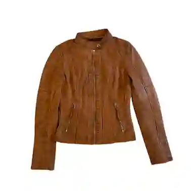 Cazadora Mao Color Cuero