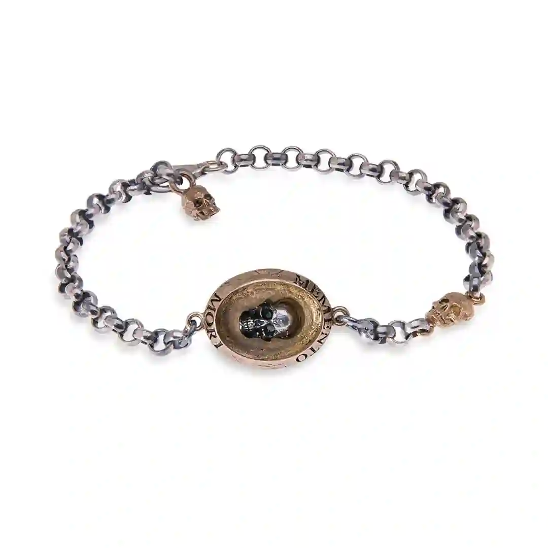 Pulsera Skull Platadepalo SB067B