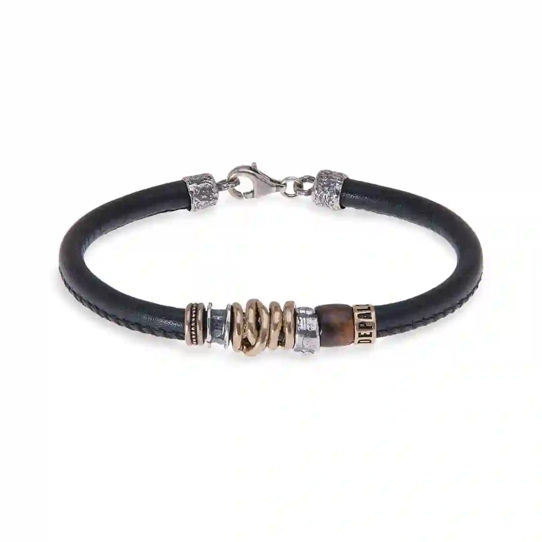 Pulsera man piel mb155x