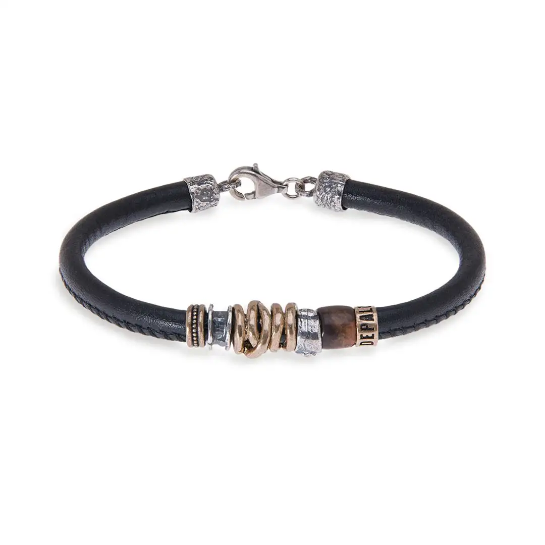 Pulsera man piel mb155x