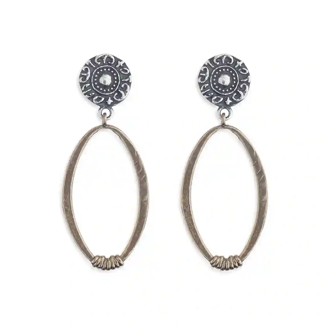 Pendientes Platadepalo We114x