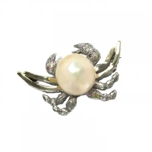 Broche Styliano Cangrejo