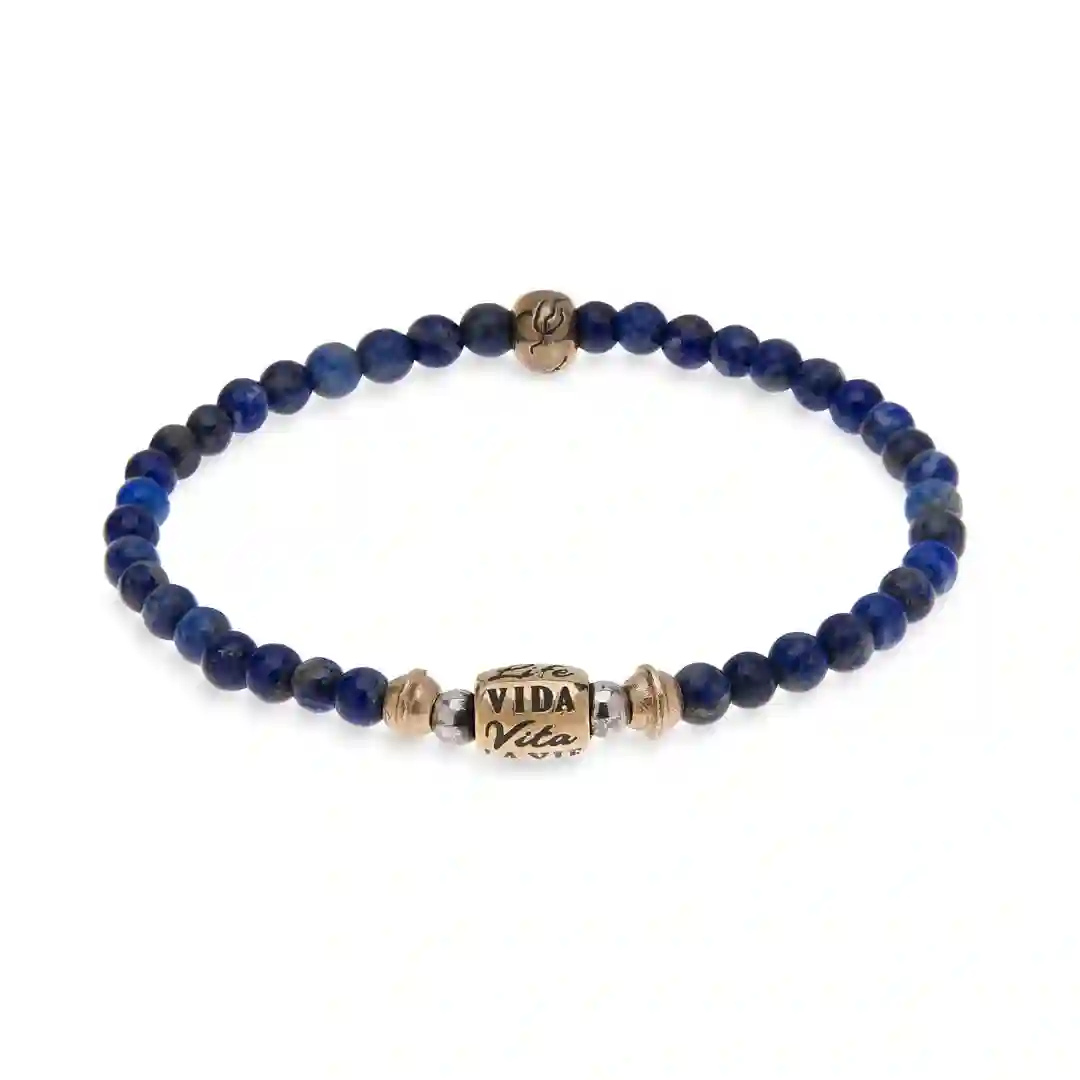 Pulsera "VIDA" lapislázuli BB014A