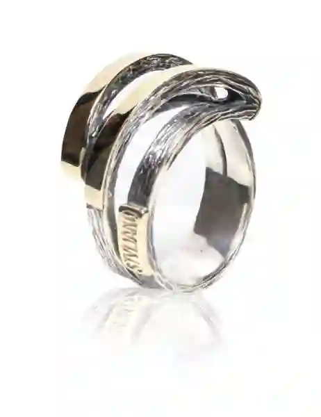 Anillo styliano uro y plata