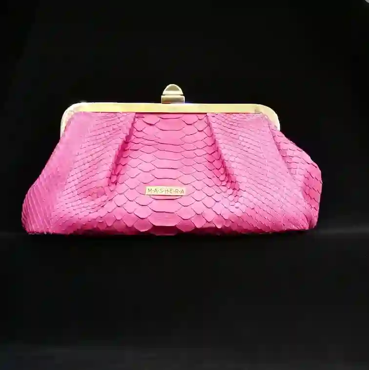 Bolso BALLON Pitón fucsia