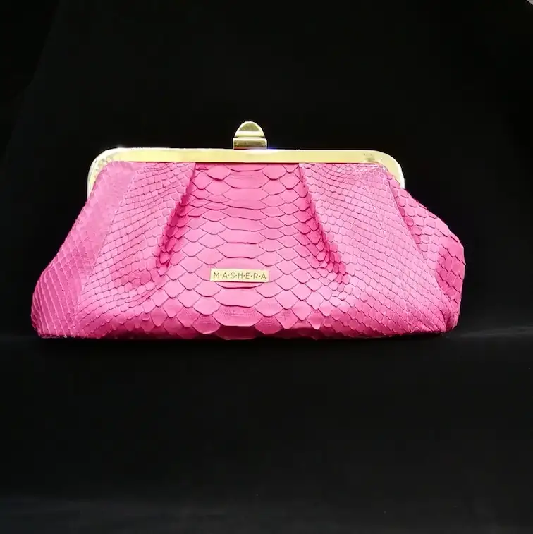 Bolso BALLON Pitón fucsia