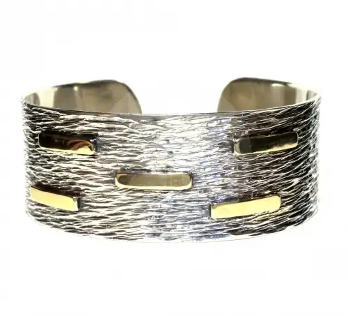 Brazalete Plata y Oro Styliano Esc12