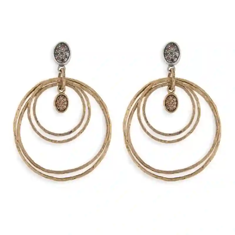 We085x Pendientes Platadepalo