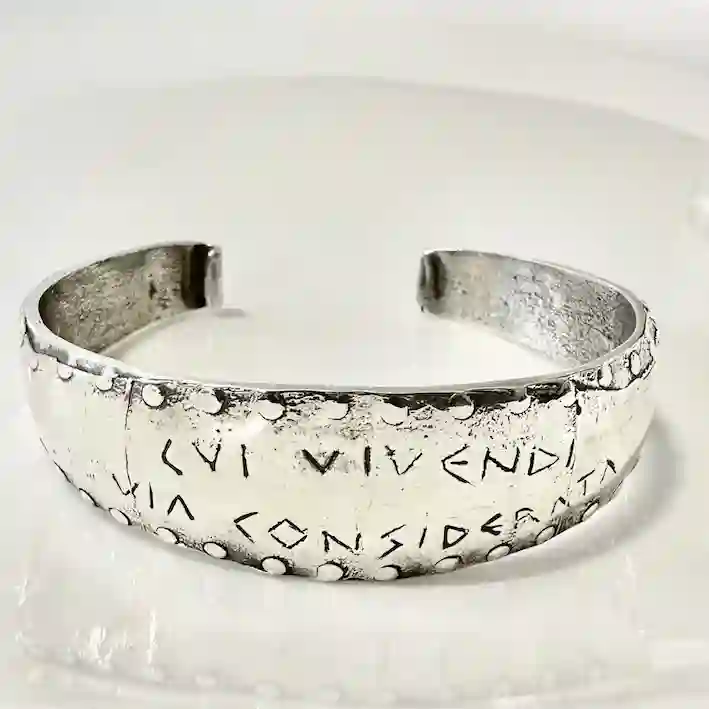 Pulsera "Cui Vivendi" PLATA