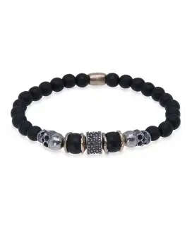 Pulsera Skull Platadepalo Cab78a