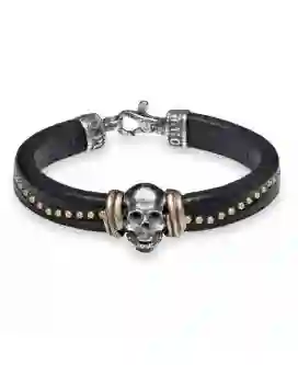 Brazalete Skull Platadepalo Cab37c