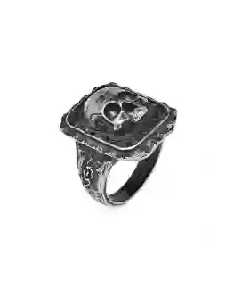 Anillo Plata Calavera Car26a