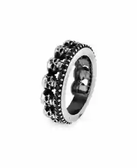 Anillo Calaveras Plata R64