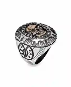 Anillo Plata Calavera Car6