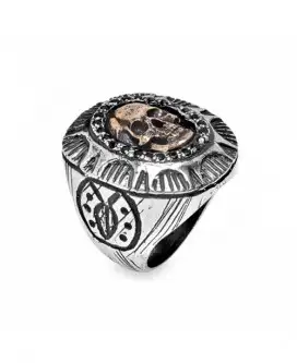 Anillo Plata Calavera Car6