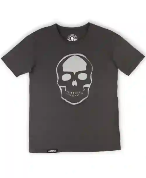 Cráneo gris hombre