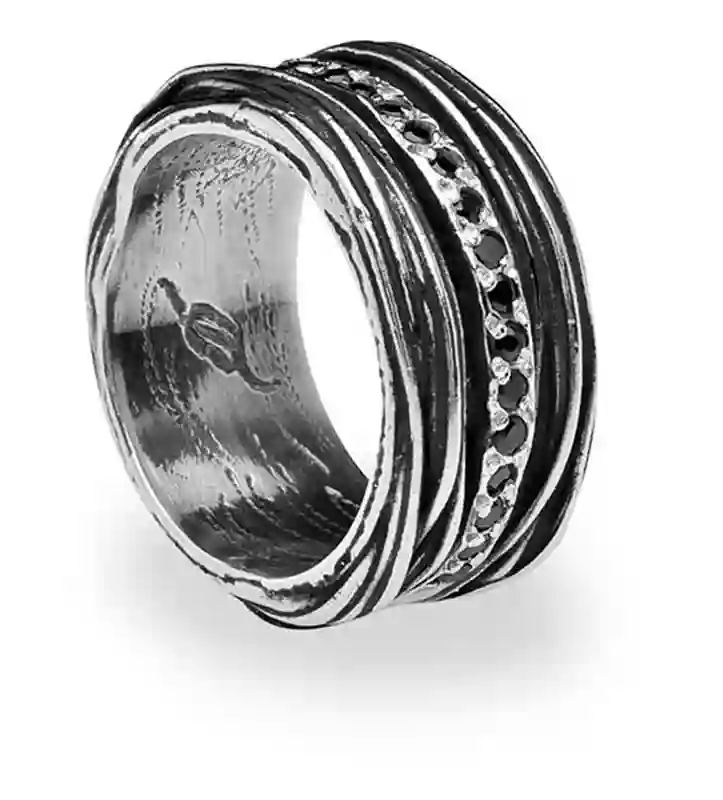 R102 Anillo Man Platadepalo