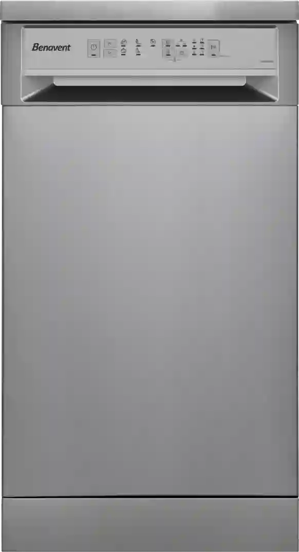 Benavent LAVAVAJILLAS 45 CM 6 PROGRAMAS IND SAL Y ABRILLANDADOR A+AA 1/2 CARGA 4 TEMP. INOX CLASE E