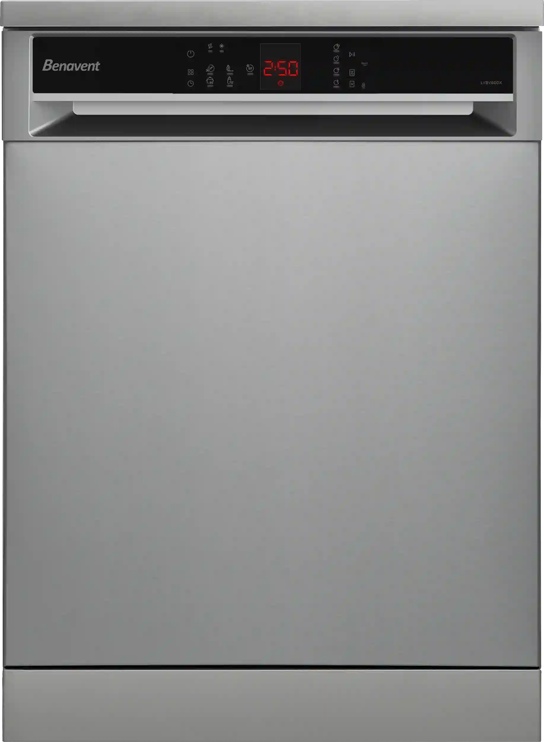 BENAVENT LAVAVAJILLAS 5 PROGRAMAS IND SAL Y ABRILLANDADOR 1/2 CARGA 4 TEMPERATURAS INOX CLASE E
