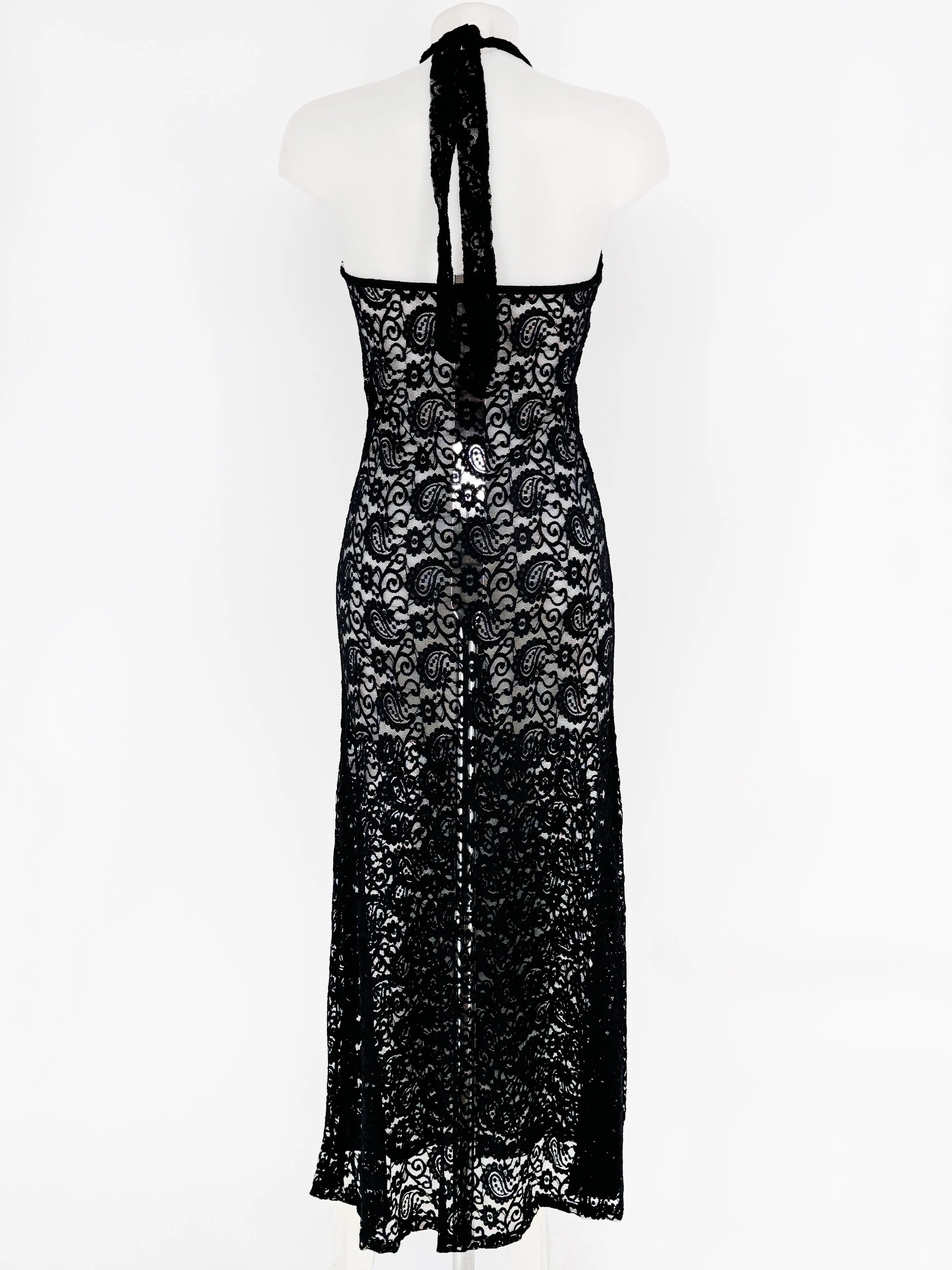 VESTIDO MARSELLA ENCAJE NEGRO - Imagen 5