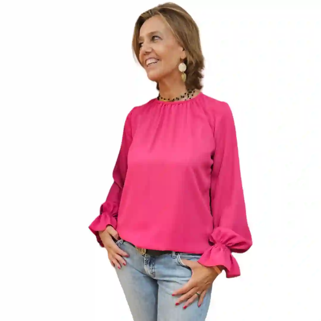 Camisa MÓNACO Fucsia