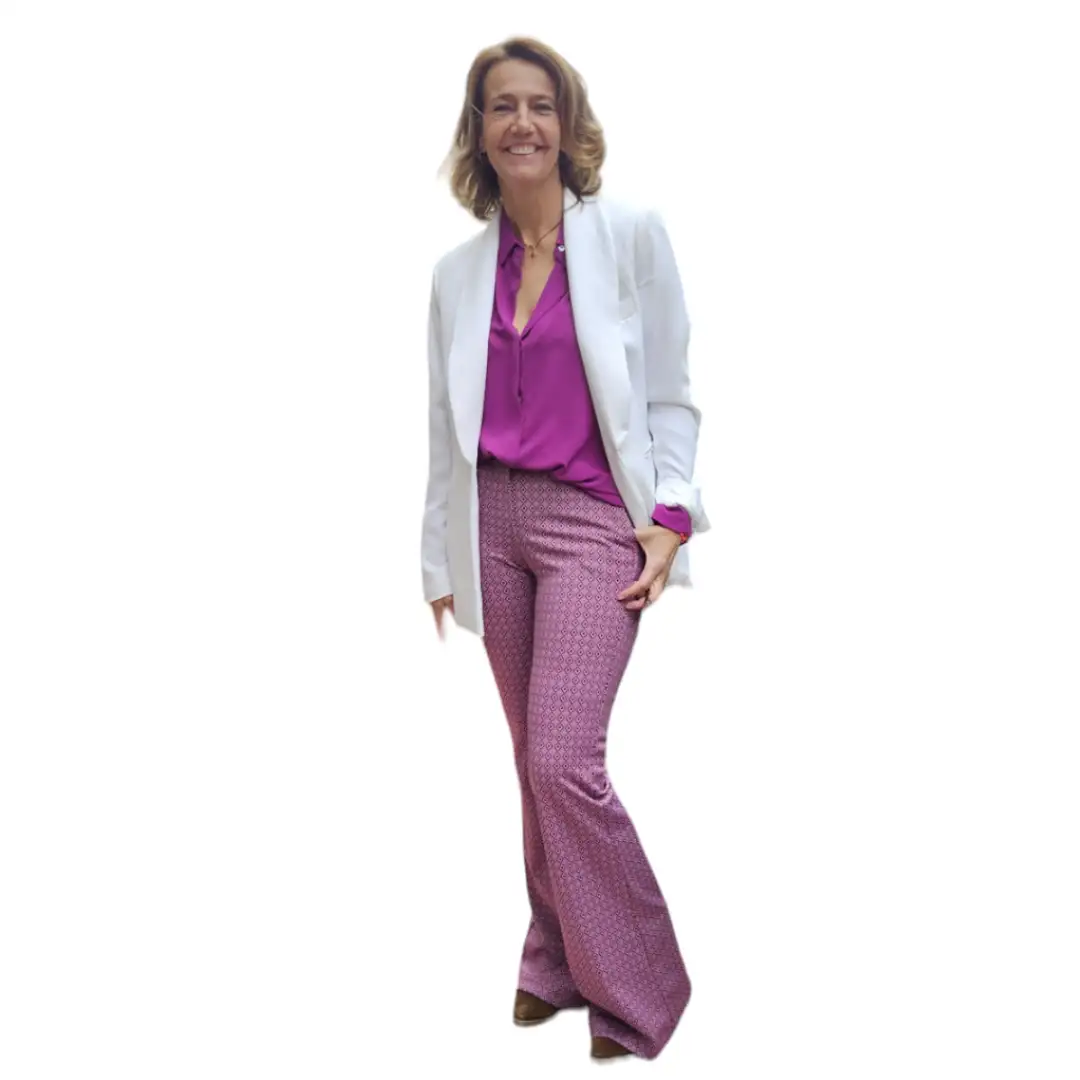 BELL bougainvillea print pants