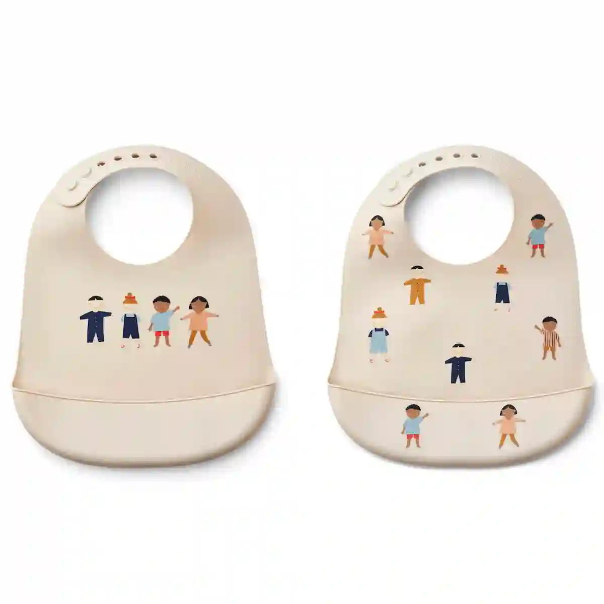 2 Friends silicone bibs