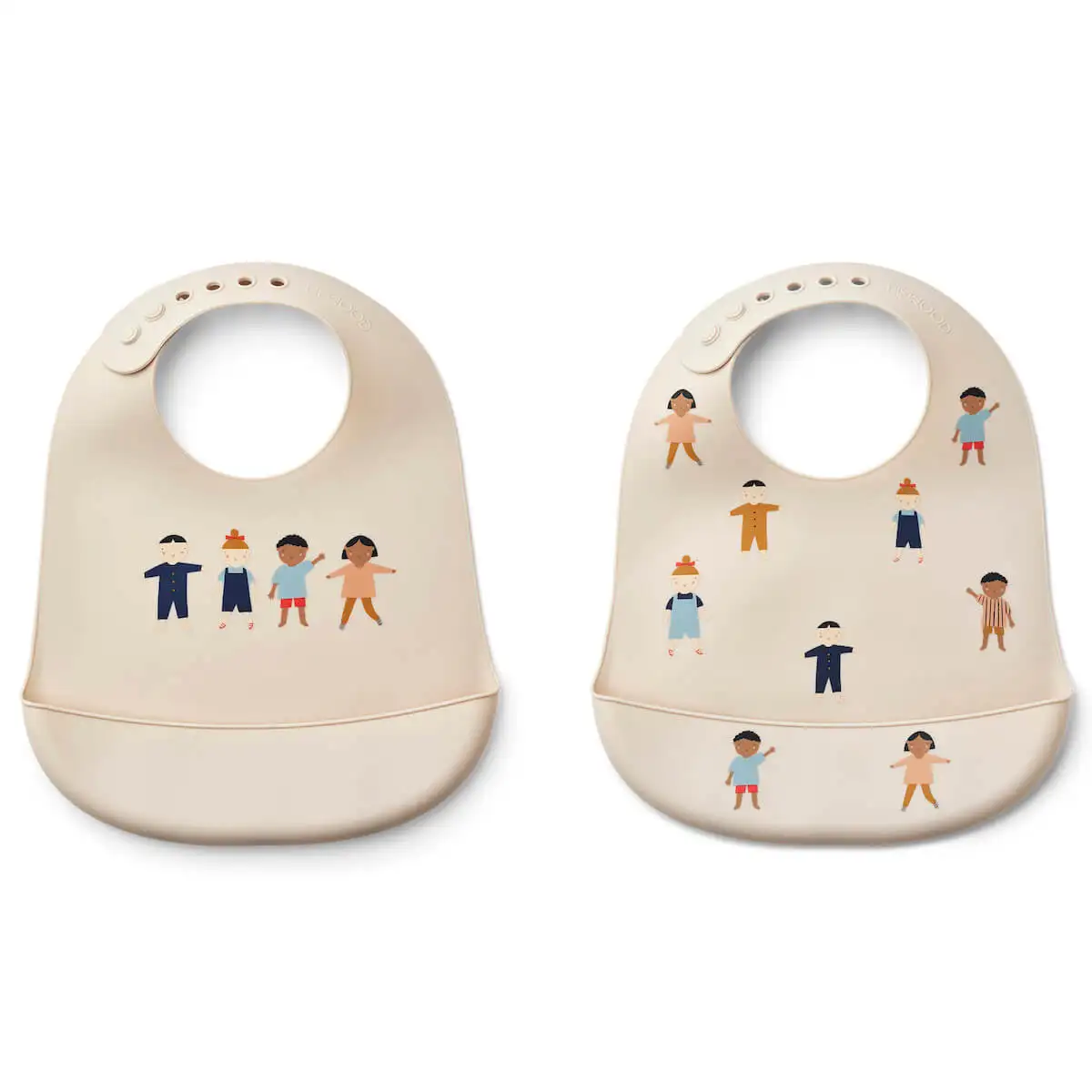 2 Friends silicone bibs