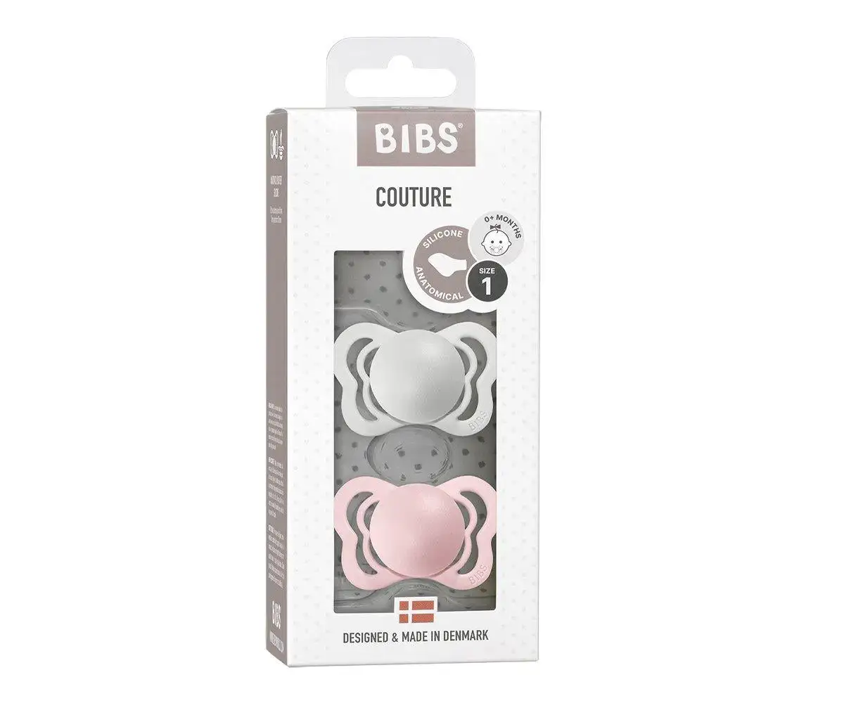 2 Chupetes BIBS Supreme Haze/Blossom Silicona - Imagen 4