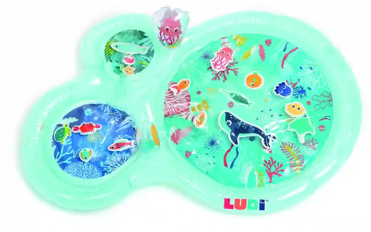 Área de juego agua marina