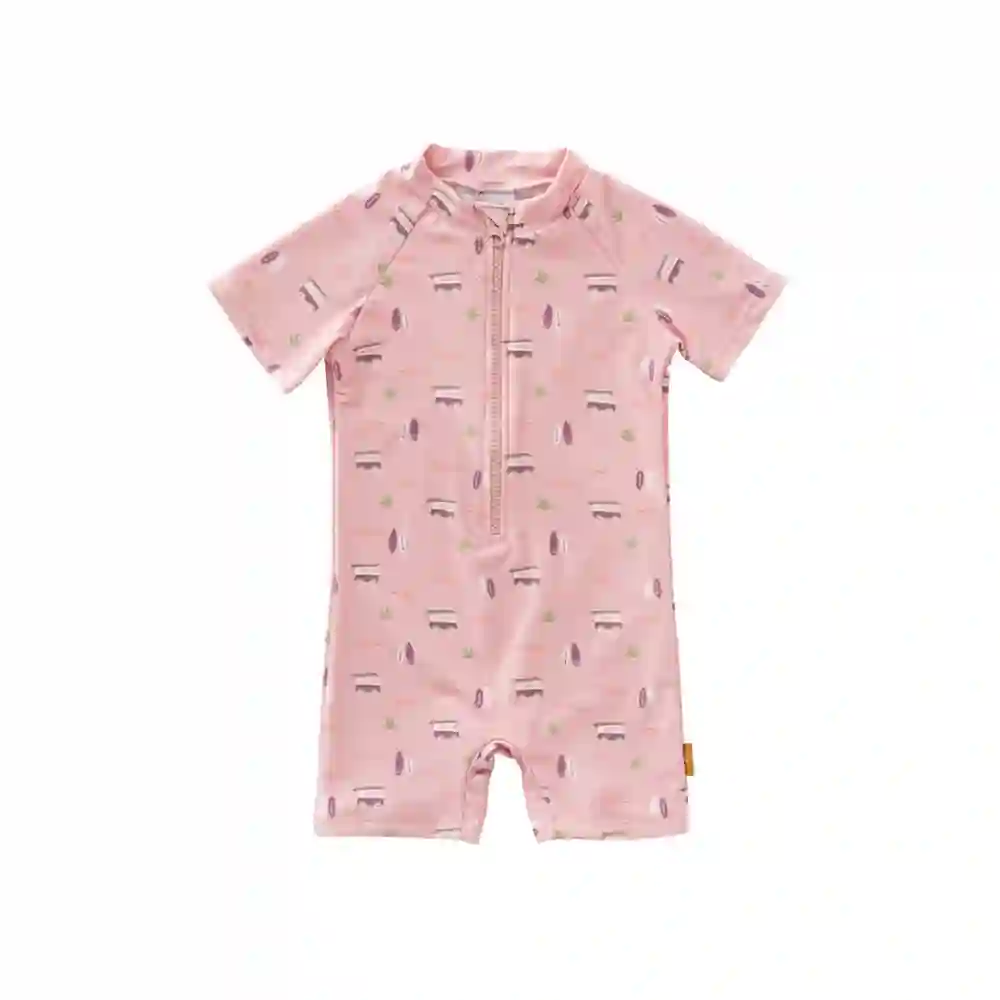 Pink Surf Baby Swimsuit