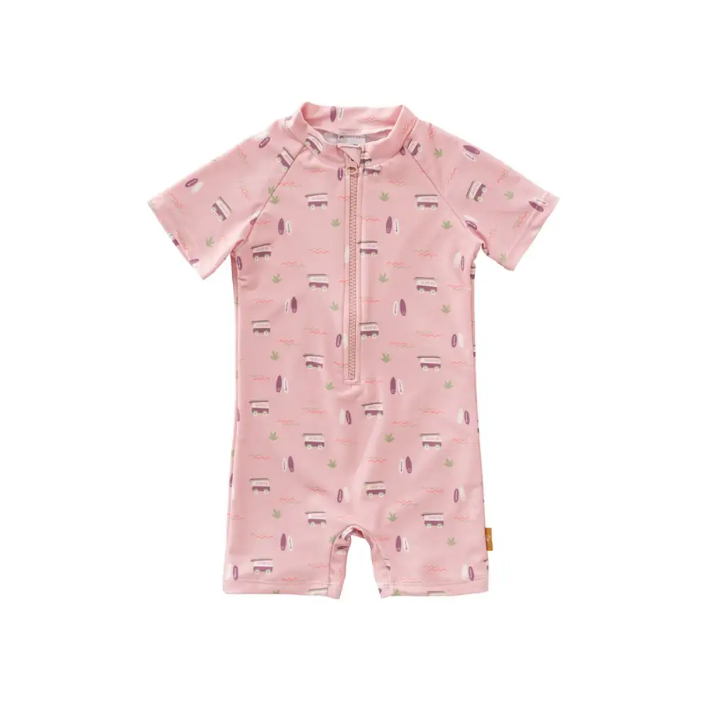 Pink Surf Baby Swimsuit