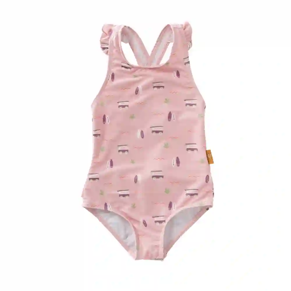 Bañador niña Surf Rosa