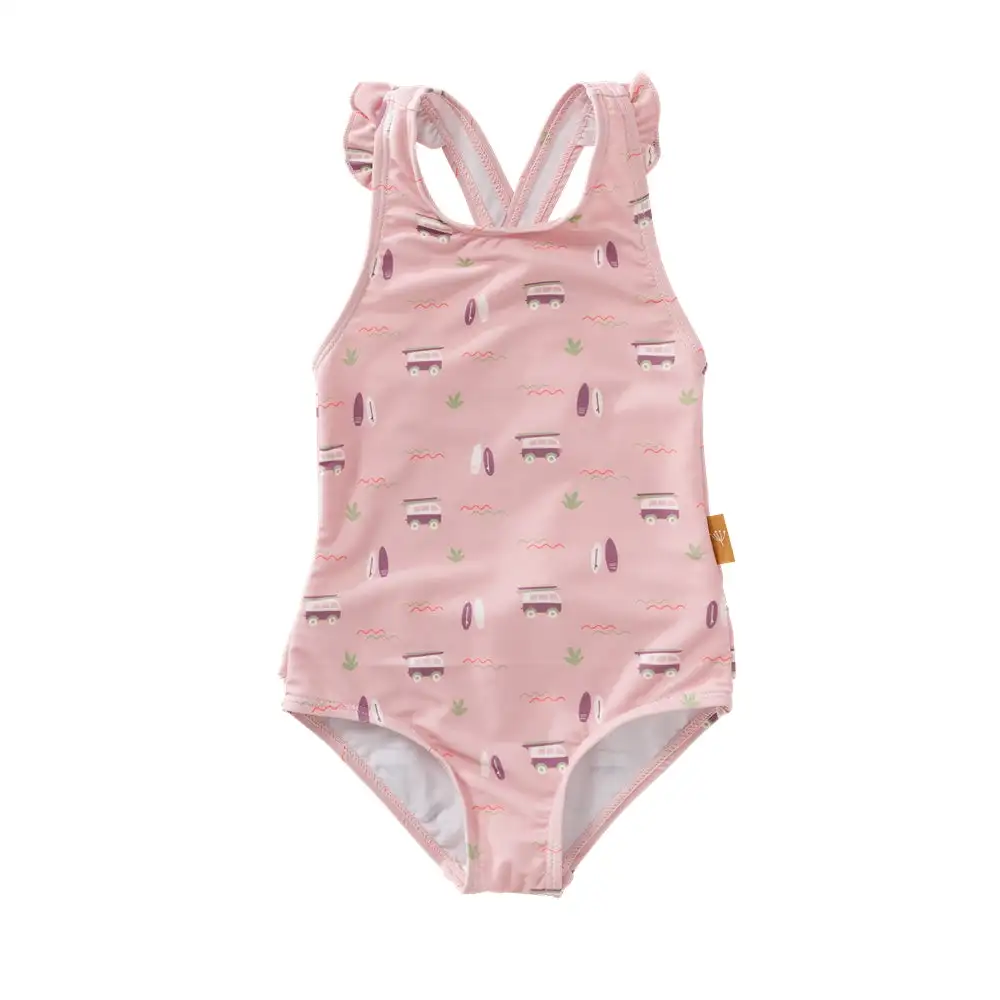 Girl's Pink Surf Swimsuit