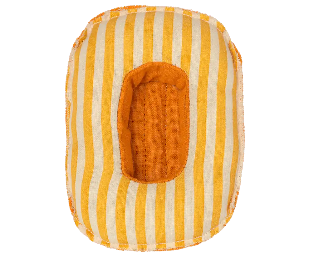 Rubber Boat, Small Mouse - Yellow Stripes