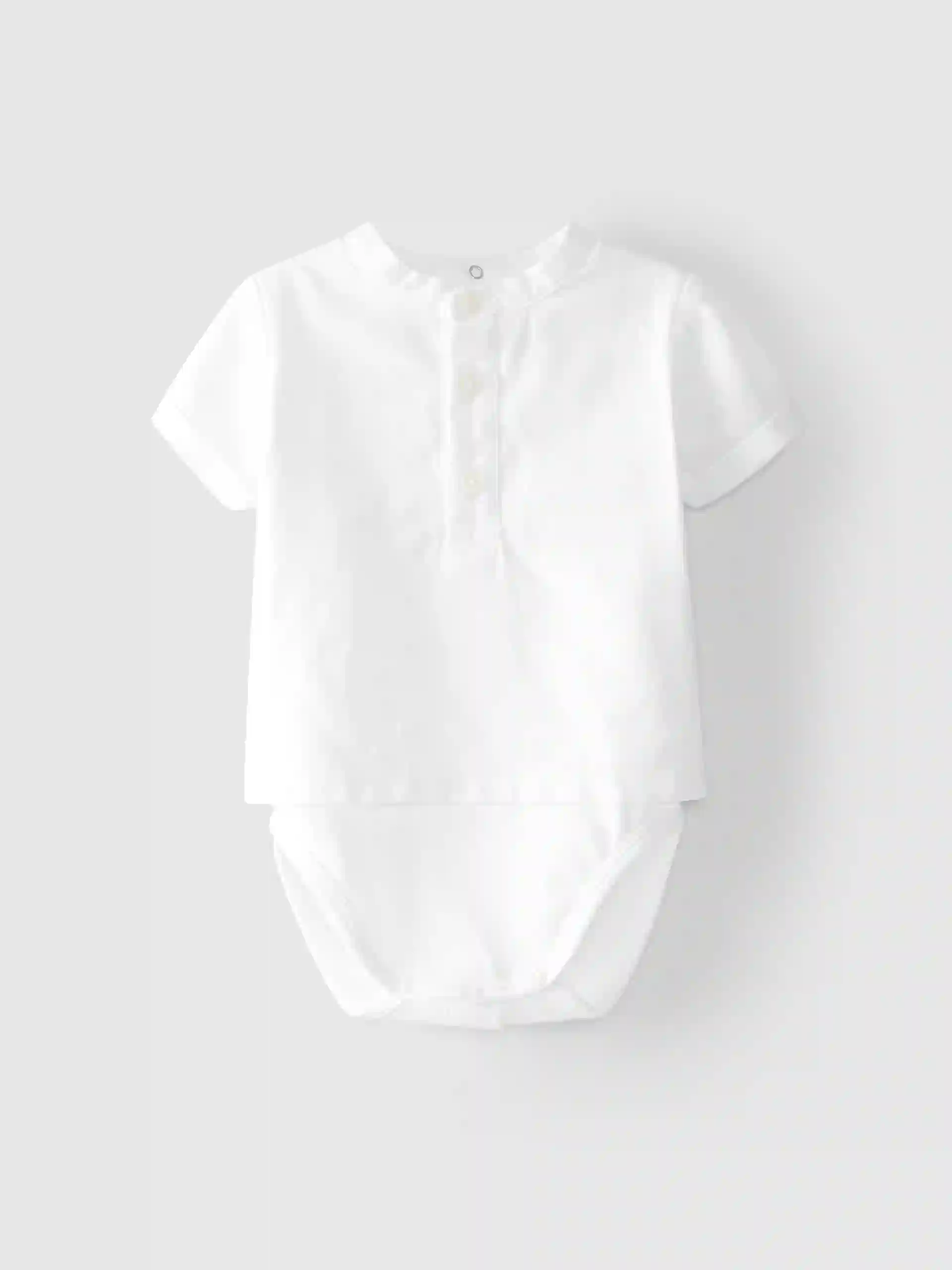 Body-Camisa Cuello Mao