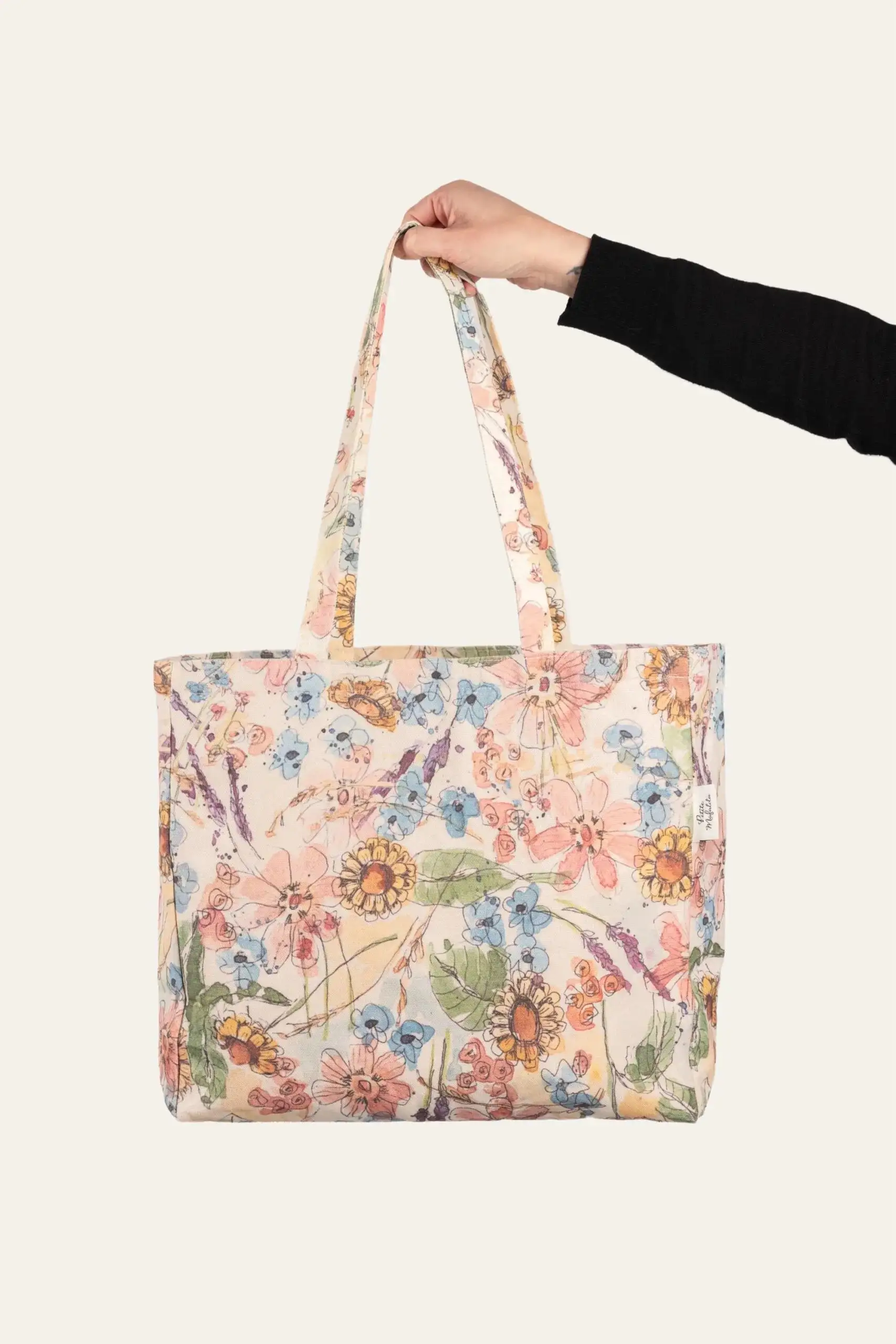 Bolsa Reversible Girasoles Y Vichy de Petite Mafalda
