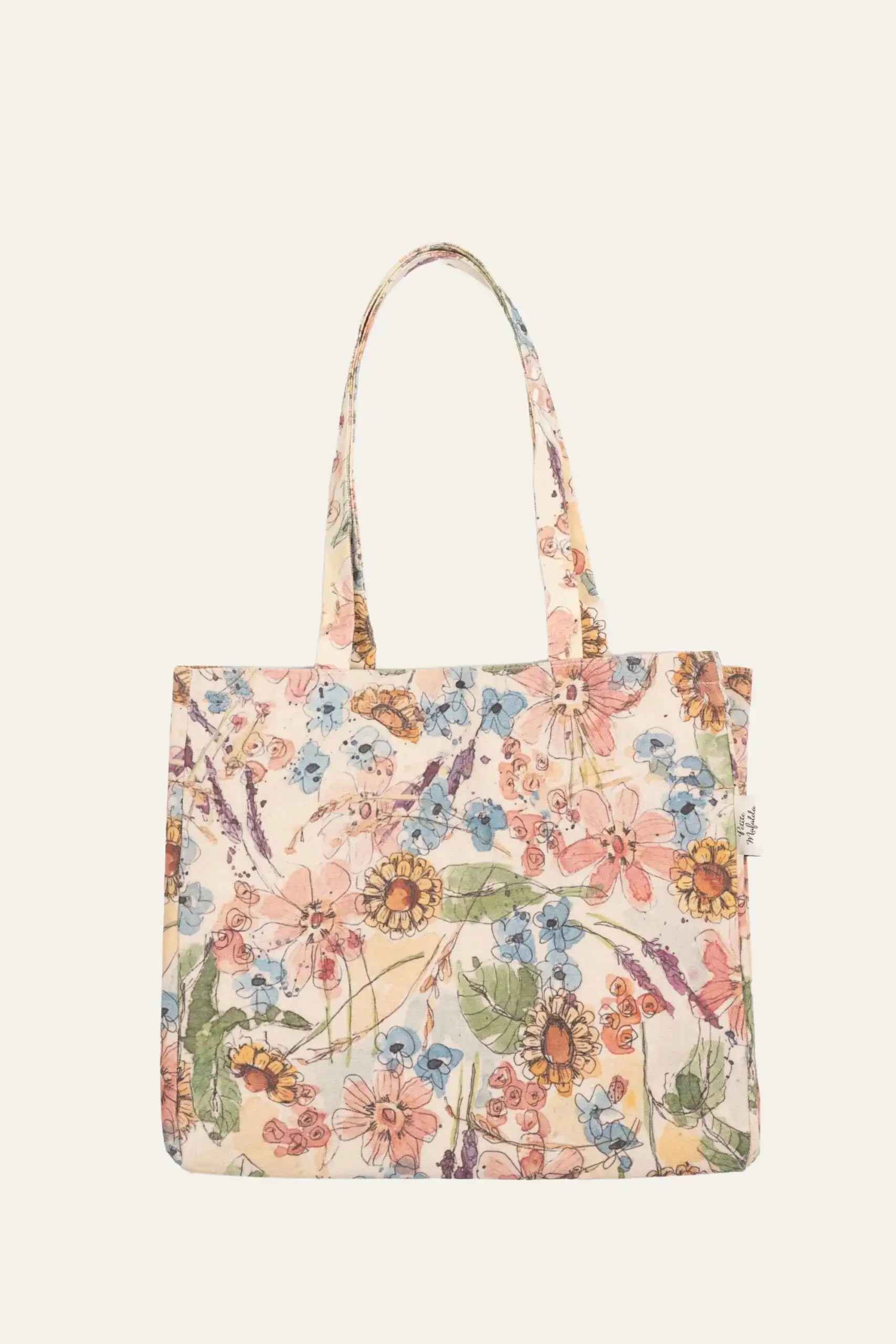 Bolsa Reversible Girasoles Y Vichy de Petite Mafalda - Imagen 6