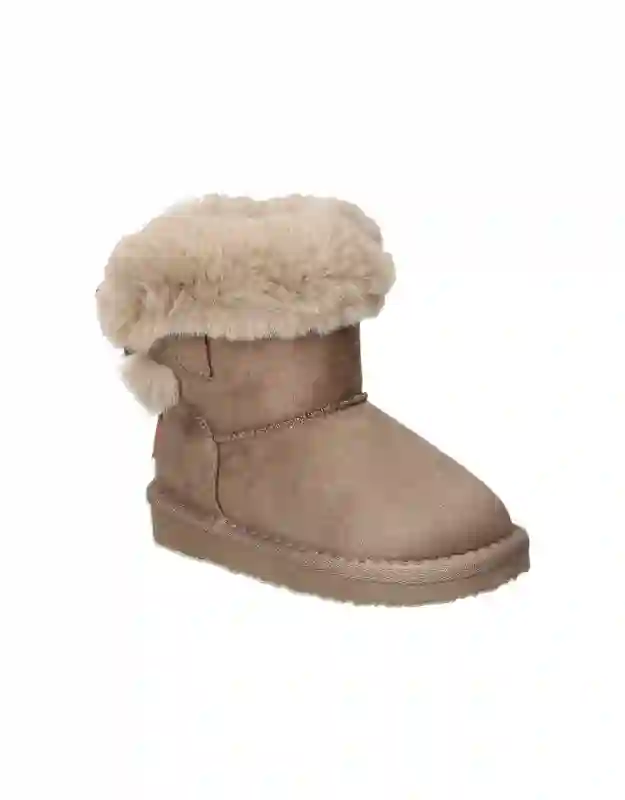 Bota Beige Borrego Repelente al agua