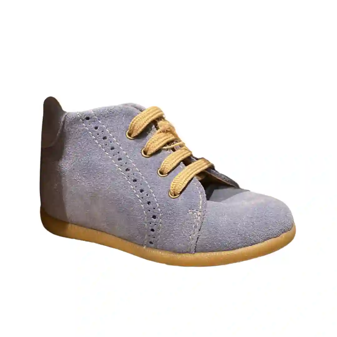 Suede Jeans Boot