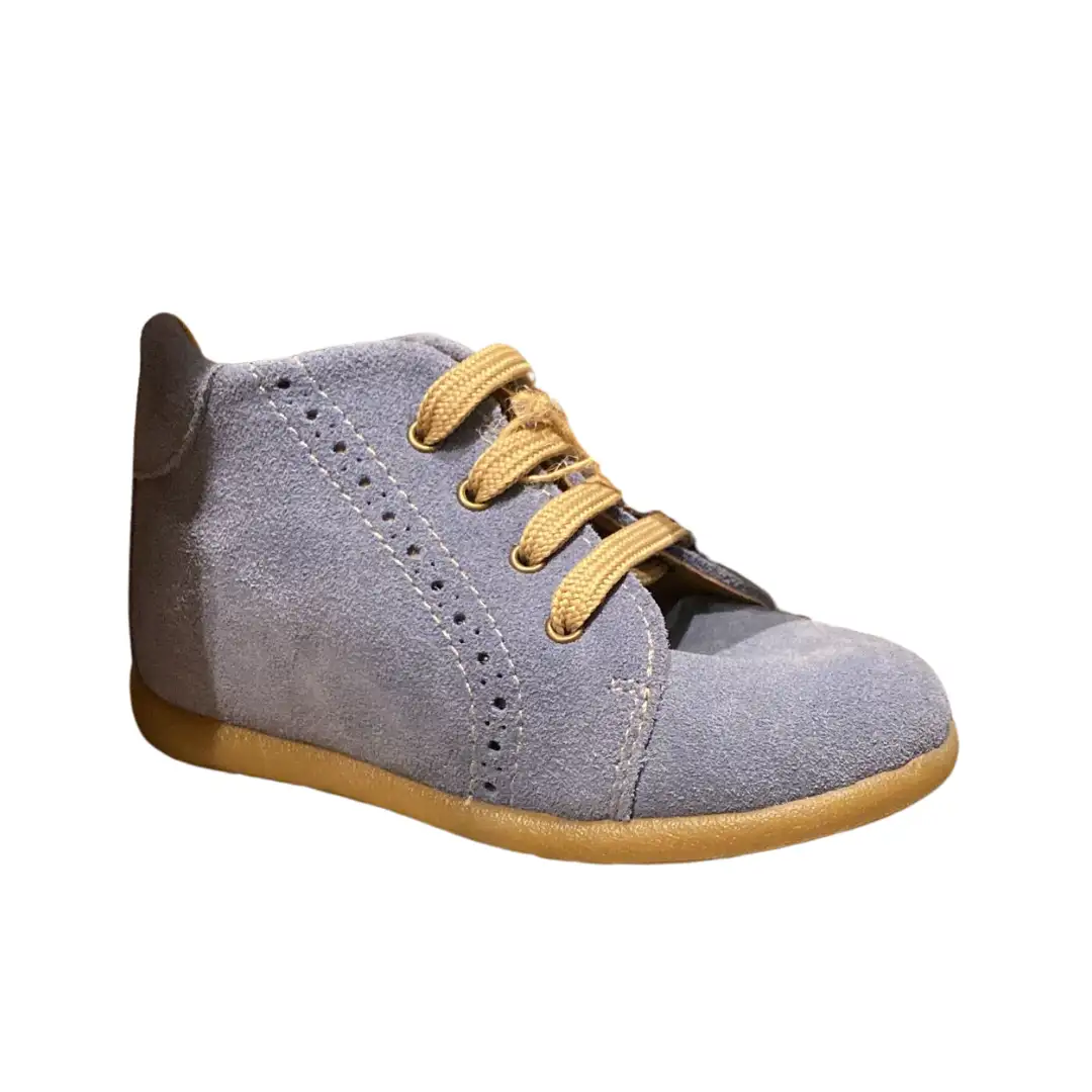 Suede Jeans Boot
