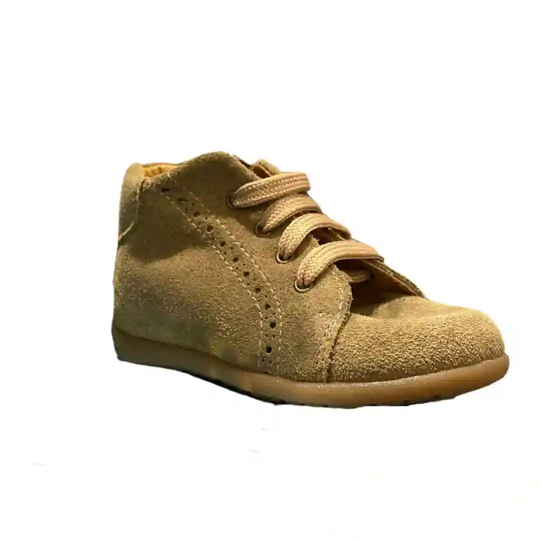 Botas con abrazadera color caqui