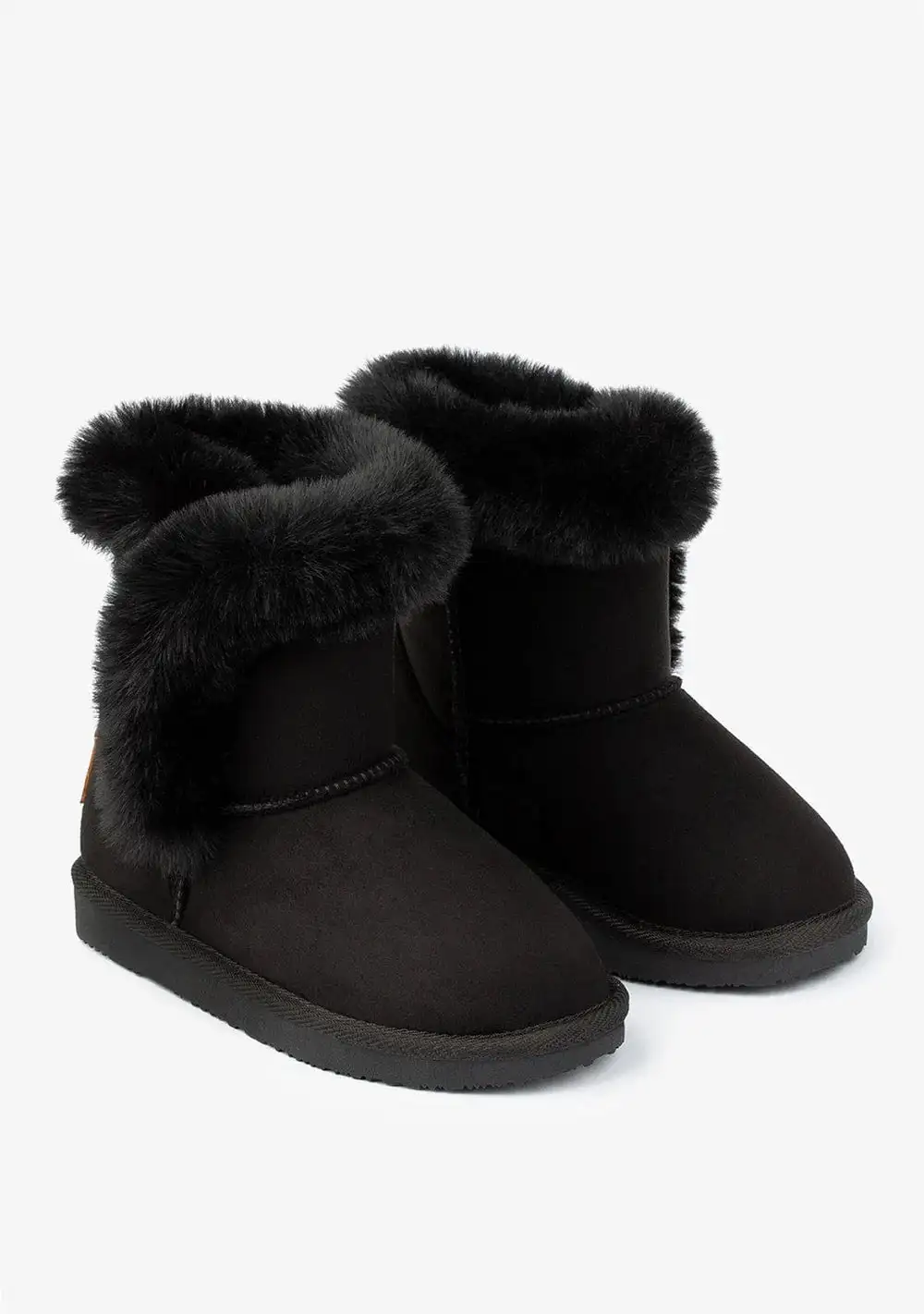 Black fur Australian boots - Image 2