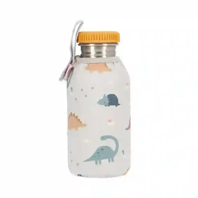 Steel Bottle with Cover Dinos World 500ml