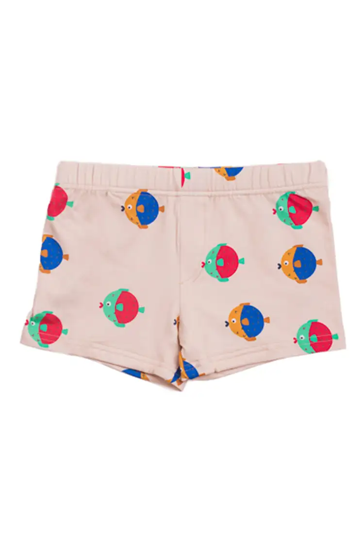 Beige lycra boxer puffer fish