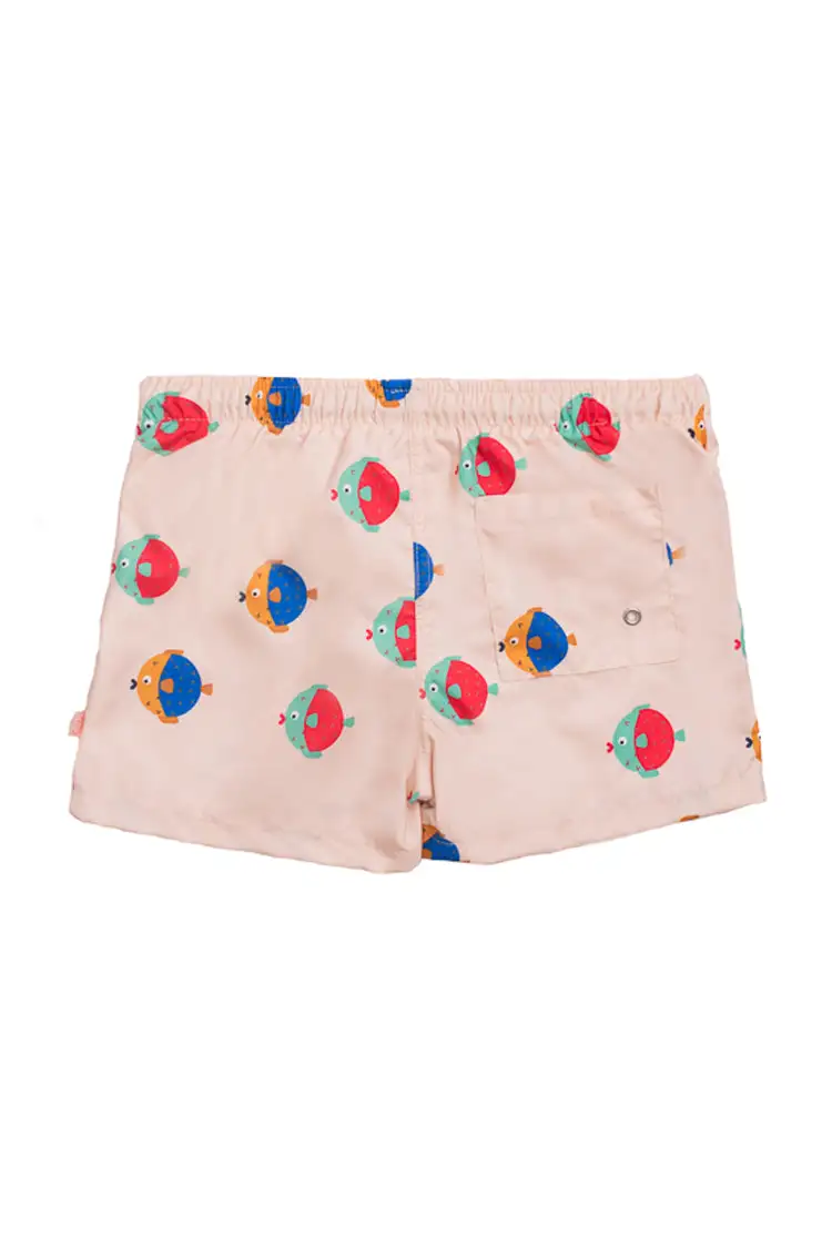 Beige fabric boxer puffer fish - Image 2