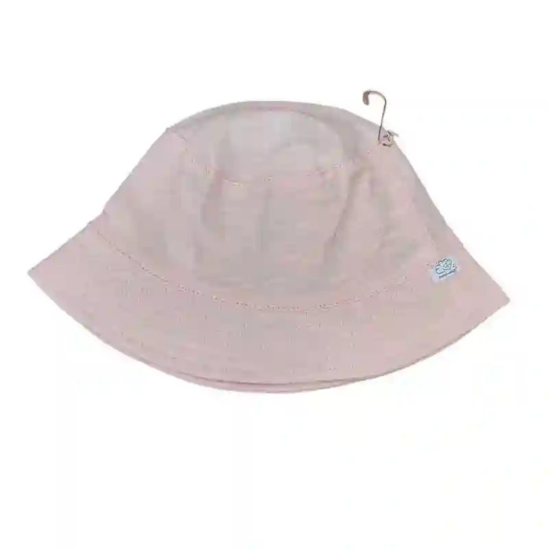 Smooth old pink bucket with closure