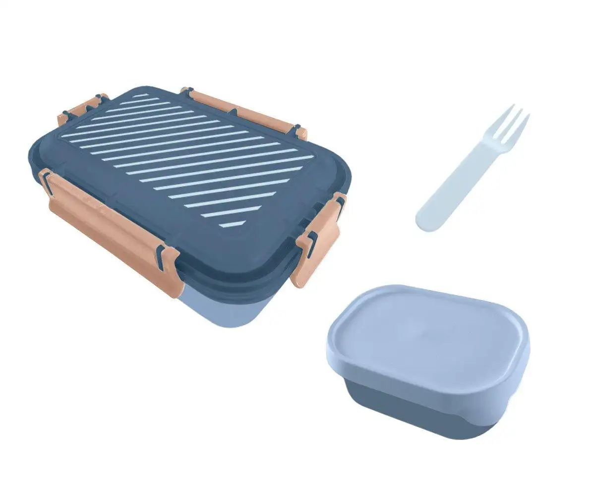 Stripes Blue Bento Lunch Box
