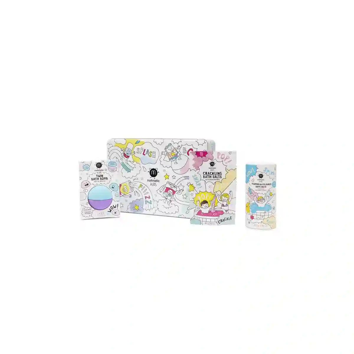 Blue Foam Bath Time Gift Box